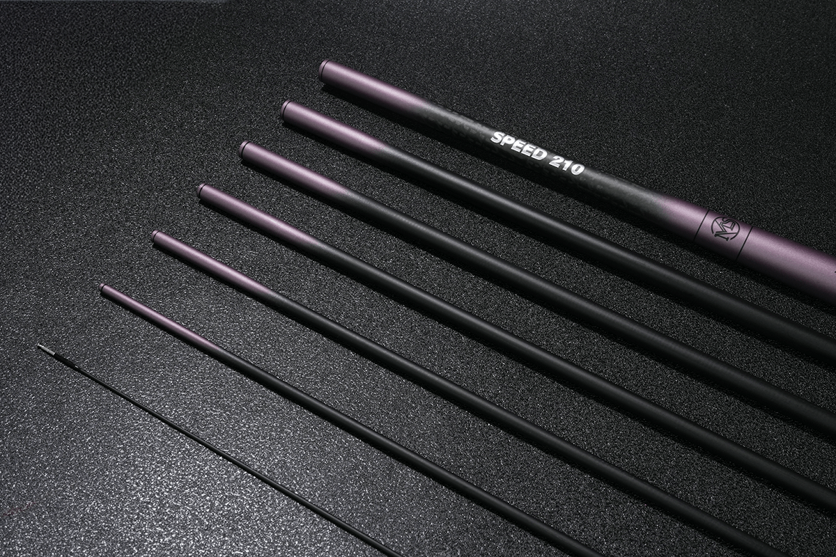 SPEED競速竿-極光紫-各竿節局部放大